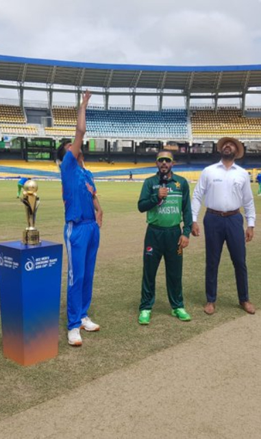India A won the toss and chose to field first